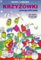Okładka książki Krzyżówki ortograficzne dla dzieci 7-12 lat