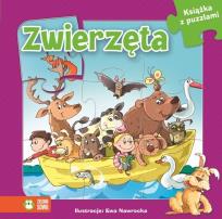 Okładka książki Książka z puzzlami - Zwierzęta