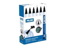 Opakowanie Marker permanentny okragły czarny (12szt) MILAN