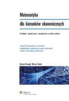 Okładka książki Matematyka dla kierunków ekonomicznych