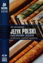 Okładka książki Matura 2016 J. polski Zb. zadań matur. ZPiR OMEGA