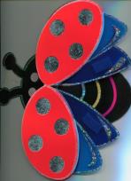 Opakowanie Naklejka dekoracyjna 3D duża Biedronka w locie