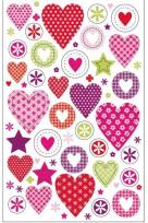 Okładka książki Naklejki A ozdobne Serca gwiazdki