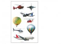 Opakowanie Naklejki A ozdobne Statki powietrzne