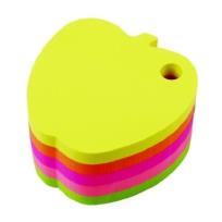 Opakowanie Notes kostka Jabłuszko mix 5 kolorów neon
