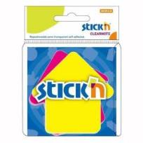 Opakowanie Notes samoprzylepny przezroczysty Strzałka