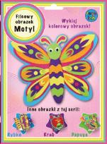 Opakowanie Obrazek filcowy Motyl