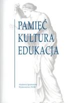 Okładka książki Pamięć kultura edukacja