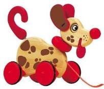 Opakowanie Piesek Browny do ciągnięcia na sznurku