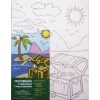 Opakowanie Podobrazie z nadrukiem i wypos. Wyspa Skarbów