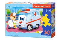 Okładka książki Puzzle 30 elementów Ambulance Doctor