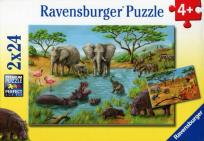 Opakowanie Puzzle Dzika natura 2x24