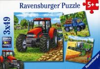 Opakowanie Puzzle Maszyny na farmie 3x49