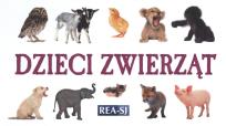 Okładka książki Rozkładanka - Dzieci zwierząt REA