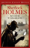 Okładka książki Sherlock Holmes. Studium w szkarłacie