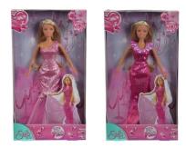 Okładka książki Steffi w różowej sukni, 2 rodzaje