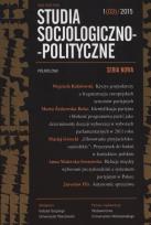 Opakowanie Studia Socjologiczno-Polityczne 1(3)/2015