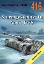 Okładka książki Sturmgeschutz 40 Ausf. F/F8. Tank Power vol. CLVII 416