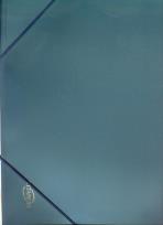 Opakowanie Teczka A4 z gumką metaliczna niebieska