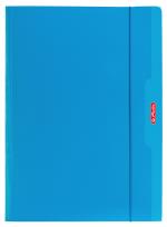Okładka książki Teczka A4 z gumką niebieska