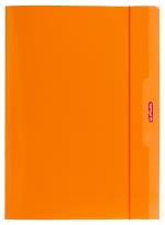 Okładka książki Teczka A4 z gumką pomarańczowa