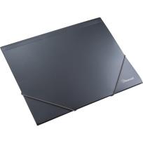 Opakowanie Teczka z gumką A4 szara metaliczna