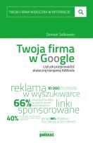 Okładka książki Twoja firma w Google, czyli jak przeprowadzić skuteczną kampanię AdWords