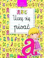 Okładka książki Uczę się pisać (żółta)