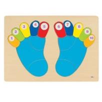 Opakowanie Układanka Stopy