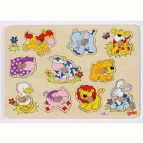 Opakowanie Układanka z uchwytami Małe zwierzątka