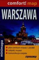 Opakowanie Warszawa mini mapa 1:26 000