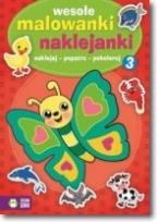 Okładka książki Wesołe Malowanki Naklejanki 3