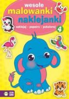 Okładka książki Wesołe Malowanki Naklejanki 4