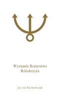 Okładka książki Wyznanie Braterstwa Różokrzyża