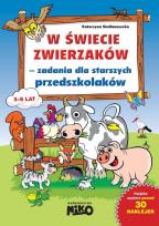 Okładka książki Zabawy przedsz.w świecie wesołych zwierz. 3-4 lata