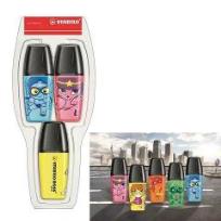 Opakowanie Zakreślacz Boss mini Heroes 3 kolory STABILO