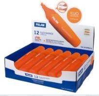 Opakowanie Zakreślacz Capsule Fluo pomarańczowy (12szt) MILAN