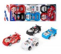 Opakowanie Zestaw auta policyjne 8cm 6szt