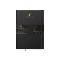 Opakowanie Zeszyt Concord czarny A5/160K linia (3szt) PUKKA