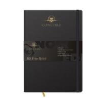 Opakowanie Zeszyt Concord czarny B5/160K linia (3szt) PUKKA