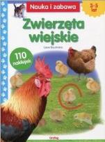 Okładka książki Zwierzęta wiejskie Nauka i zabawa 3-5 lat