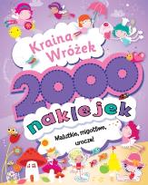 Okładka książki 2000 naklejek. Kraina Wróżek