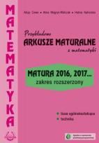 Okładka książki Arkusze maturalne z matematyki. Zakres rozszerzony