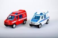 Opakowanie Auto metalowe 9cm mix