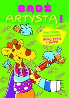 Okładka książki Bądź artystą  zeszyt zielony