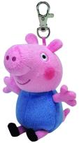 Okładka książki Beanie Babies Peppa Pig - George zawieszka