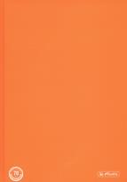 Okładka książki Brulion A5 w kratkę 96 kartek pomarańczowy