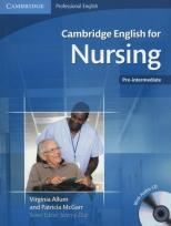 Okładka książki Cambridge English for Nursing Pre-intermediate Student's Book + CD