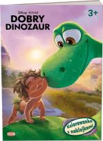 Okładka książki Dobry dinozaur. Kolorowanka z naklejkami