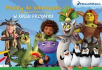 Okładka książki DREAM WORKS. W KRĘGU PRZYJACIÓŁ. PLAKATY DO KOLOROWANIA